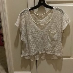 A half neat see through shirt